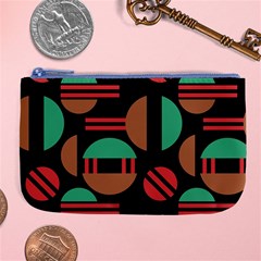 Abstract Geometric Pattern Large Coin Purse