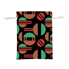 Abstract Geometric Pattern Lightweight Drawstring Pouch (l)