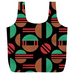 Abstract Geometric Pattern Full Print Recycle Bag (xxxl)