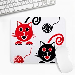 Cat Little Ball Animal Large Mousepad by Maspions