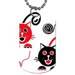 Cat Little Ball Animal Dog Tag (two Sides)