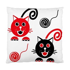 Cat Little Ball Animal Standard Cushion Case (two Sides)