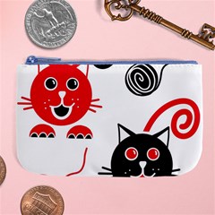 Cat Little Ball Animal Large Coin Purse