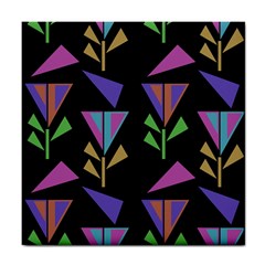 Abstract Pattern Flora Flower Tile Coaster by Maspions