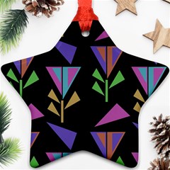 Abstract Pattern Flora Flower Ornament (star)