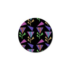 Abstract Pattern Flora Flower Golf Ball Marker (10 Pack)