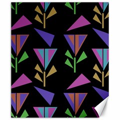 Abstract Pattern Flora Flower Canvas 20  X 24 