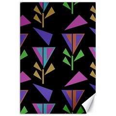 Abstract Pattern Flora Flower Canvas 20  X 30 