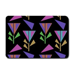 Abstract Pattern Flora Flower Small Doormat