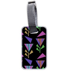 Abstract Pattern Flora Flower Luggage Tag (two Sides)