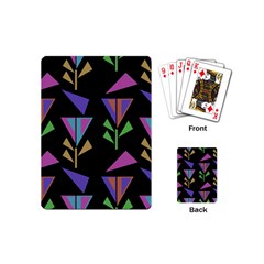 Abstract Pattern Flora Flower Playing Cards Single Design (mini)