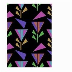 Abstract Pattern Flora Flower Large Garden Flag (two Sides) by Maspions