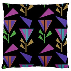 Abstract Pattern Flora Flower Large Cushion Case (two Sides)