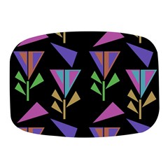 Abstract Pattern Flora Flower Mini Square Pill Box by Maspions