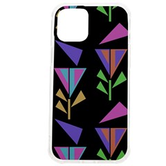 Abstract Pattern Flora Flower Iphone 12 Pro Max Tpu Uv Print Case