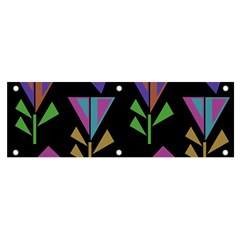 Abstract Pattern Flora Flower Banner And Sign 6  X 2 