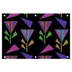 Abstract Pattern Flora Flower Banner And Sign 6  X 4 