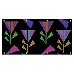 Abstract Pattern Flora Flower Banner And Sign 8  X 4 