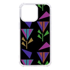 Abstract Pattern Flora Flower Iphone 13 Pro Tpu Uv Print Case