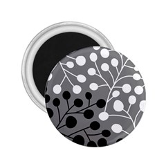 Abstract Nature Black White 2 25  Magnets