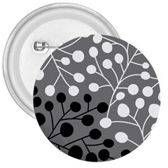 Abstract Nature Black White 3  Buttons