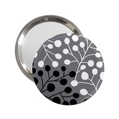 Abstract Nature Black White 2 25  Handbag Mirrors