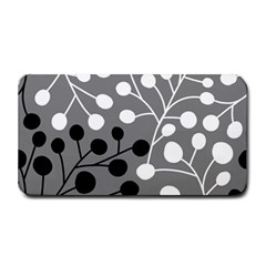 Abstract Nature Black White Medium Bar Mat