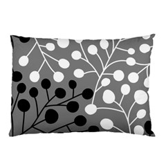 Abstract Nature Black White Pillow Case