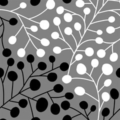 Abstract Nature Black White Play Mat (square) by Maspions