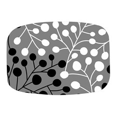 Abstract Nature Black White Mini Square Pill Box