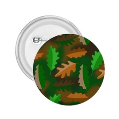 Leaves Foliage Pattern Oak Autumn 2 25  Buttons