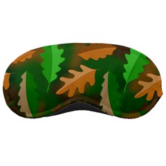 Leaves Foliage Pattern Oak Autumn Sleep Mask