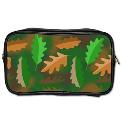 Leaves Foliage Pattern Oak Autumn Toiletries Bag (one Side)