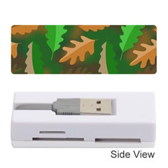 Leaves Foliage Pattern Oak Autumn Memory Card Reader (stick) by Maspions