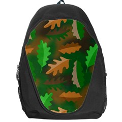 Leaves Foliage Pattern Oak Autumn Backpack Bag