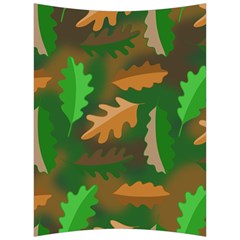 Leaves Foliage Pattern Oak Autumn Back Support Cushion by Maspions