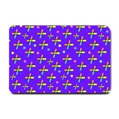 Abstract Background Cross Hashtag Small Doormat