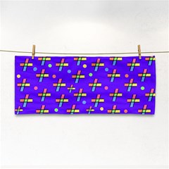 Abstract Background Cross Hashtag Hand Towel