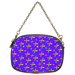 Abstract Background Cross Hashtag Chain Purse (one Side) by Maspions