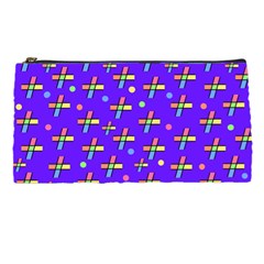 Abstract Background Cross Hashtag Pencil Case