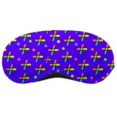 Abstract Background Cross Hashtag Sleep Mask