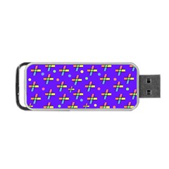 Abstract Background Cross Hashtag Portable Usb Flash (one Side)