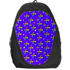 Abstract Background Cross Hashtag Backpack Bag