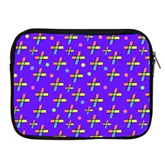 Abstract Background Cross Hashtag Apple Ipad 2/3/4 Zipper Cases