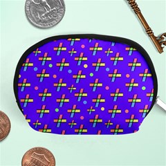 Abstract Background Cross Hashtag Accessory Pouch (medium)