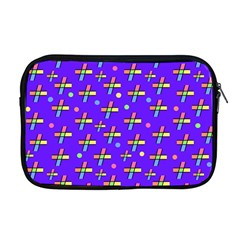 Abstract Background Cross Hashtag Apple Macbook Pro 17  Zipper Case by Maspions