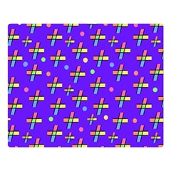 Abstract Background Cross Hashtag Premium Plush Fleece Blanket (large) by Maspions