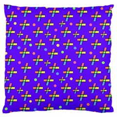 Abstract Background Cross Hashtag 16  Baby Flannel Cushion Case (two Sides)