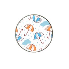 Rain Umbrella Pattern Water Hat Clip Ball Marker