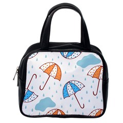 Rain Umbrella Pattern Water Classic Handbag (one Side)